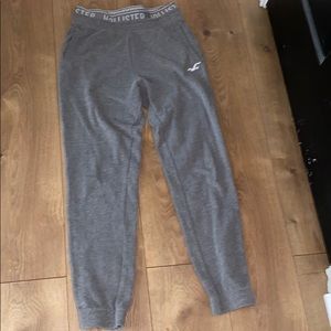 hollister grey JOGGERS